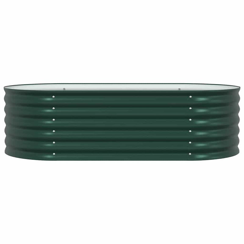 vidaXL Garden Raised Bed Green 160 x 80 x 44 cm Steel