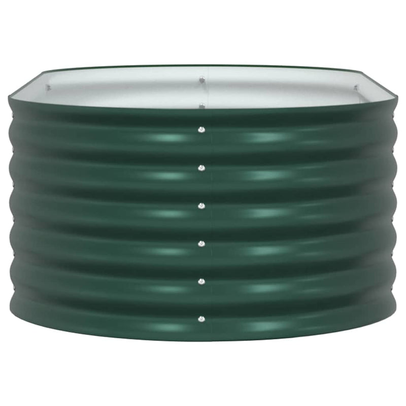 vidaXL Garden Raised Bed Green 160 x 80 x 44 cm Steel