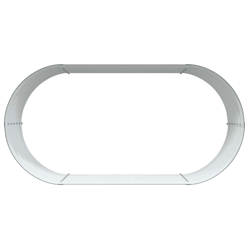 vidaXL Garden Raised Bed Green 160 x 80 x 44 cm Steel