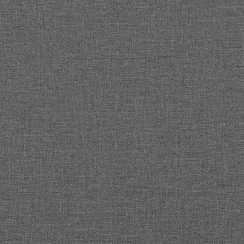 vidaXL Bed Frame Dark grey 90 x 190 cm Fabric