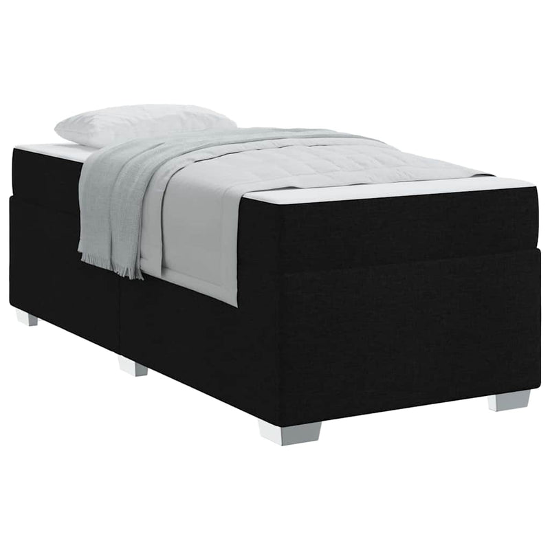 vidaXL Bed Frame Black 90 x 190 cm Fabric