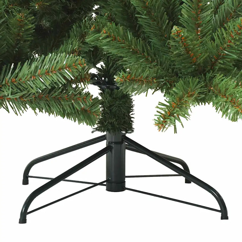 Artificial Hinged Christmas Tree Green 180 cm PVC, steel