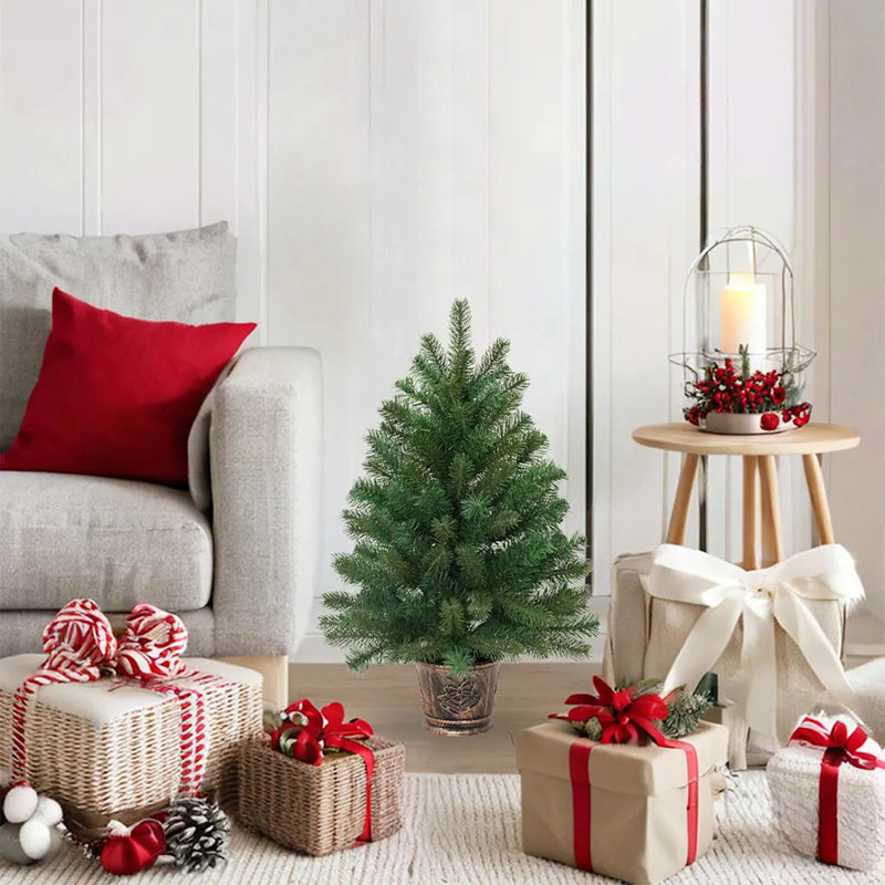 Artificial Christmas Tree 75 cm PVC, PE and steel Green