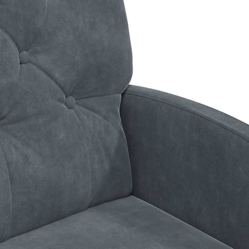 vidaXL Dining Chairs with Wheels 2 pcs Dark grey 58 x 67 x 97 cm