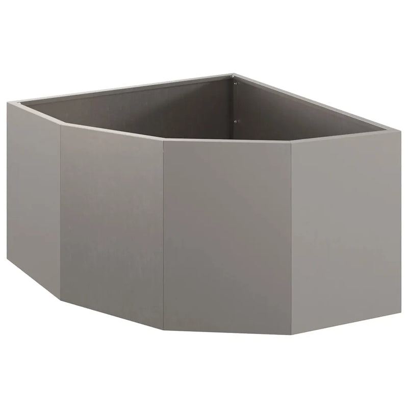 Corner Planter Rusty 60 x 60 x 35 cm Weathering steel