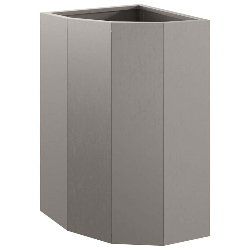 vidaXL Corner Planter Rusty 30 x 30 x 50 cm Weathering steel