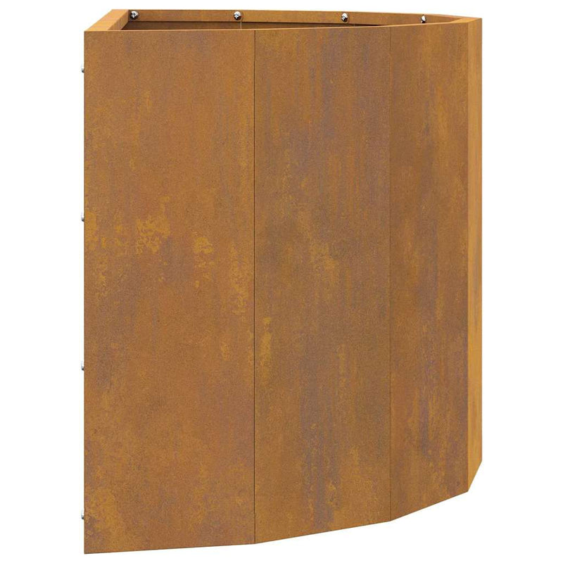 vidaXL Planter Rusty 60 x 30 x 35 cm Weathering Steel