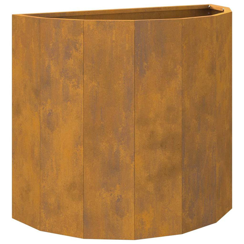 vidaXL Planter Rusty 60 x 30 x 50 cm Weathering Steel