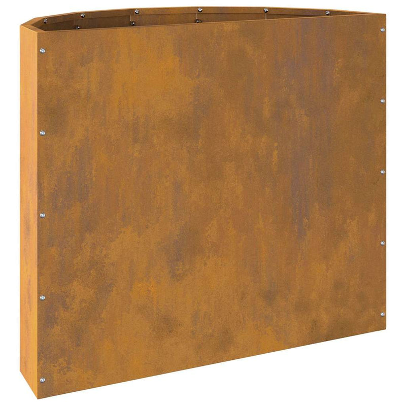 vidaXL Planter Rusty 60 x 30 x 50 cm Weathering Steel