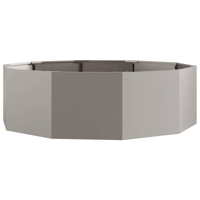 vidaXL Planter Rusty 120 x 120 x 35 cm Weathering Steel