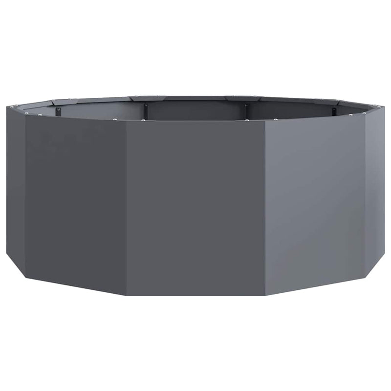 vidaXL Planter Anthracite 90 x 90 x 35 cm Steel