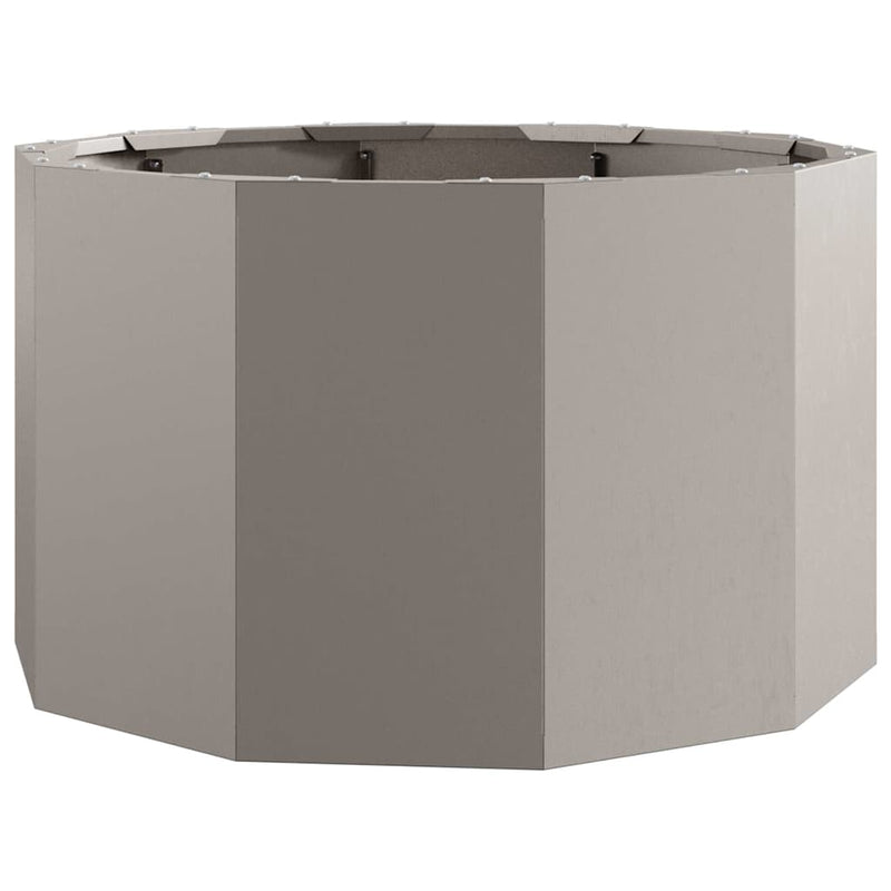 vidaXL Planter Rusty 60 x 60 x 35 cm Weathering Steel