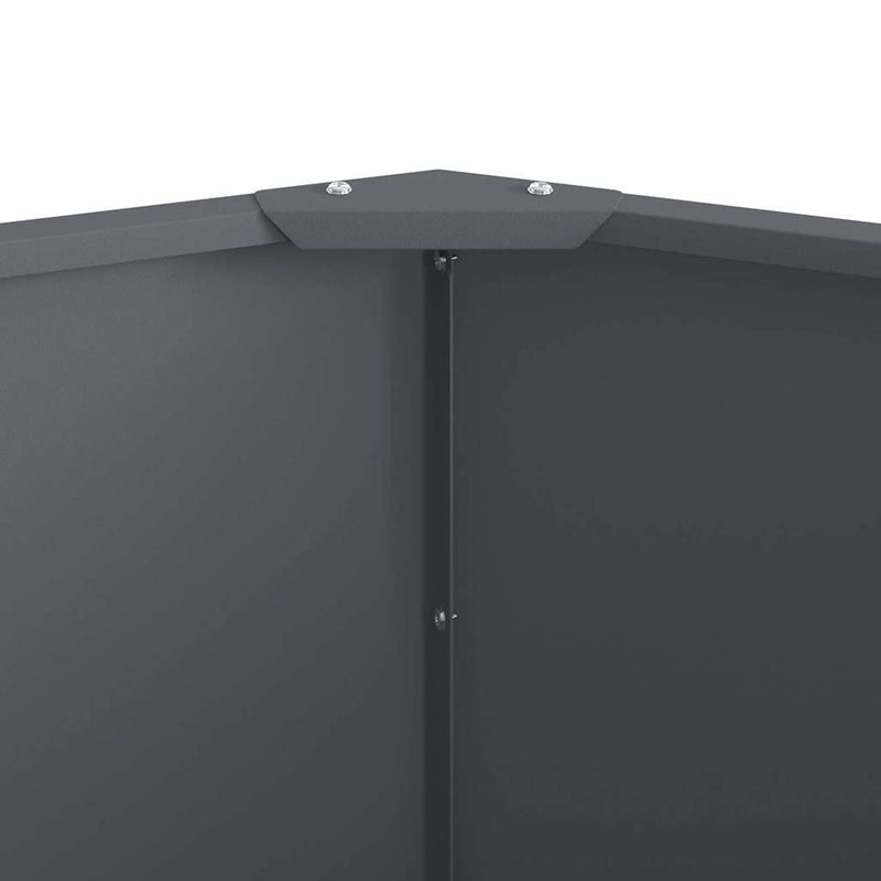 vidaXL Planter Anthracite 120 x 120 x 50 cm Steel