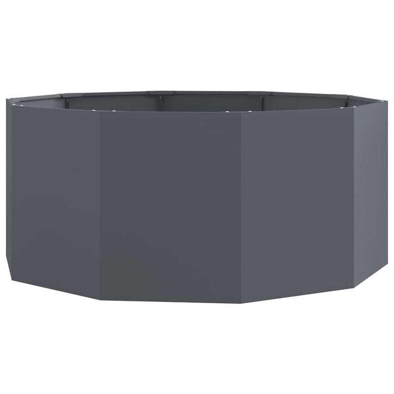 vidaXL Planter Anthracite 120 x 120 x 50 cm Steel