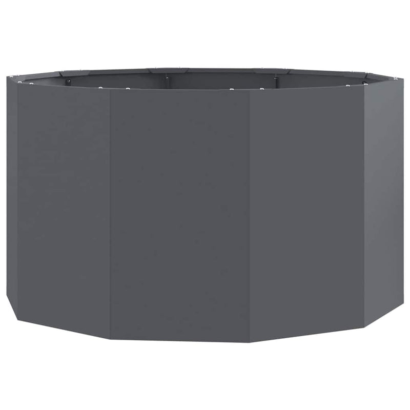 vidaXL Planter Anthracite 90 x 90 x 50 cm Steel