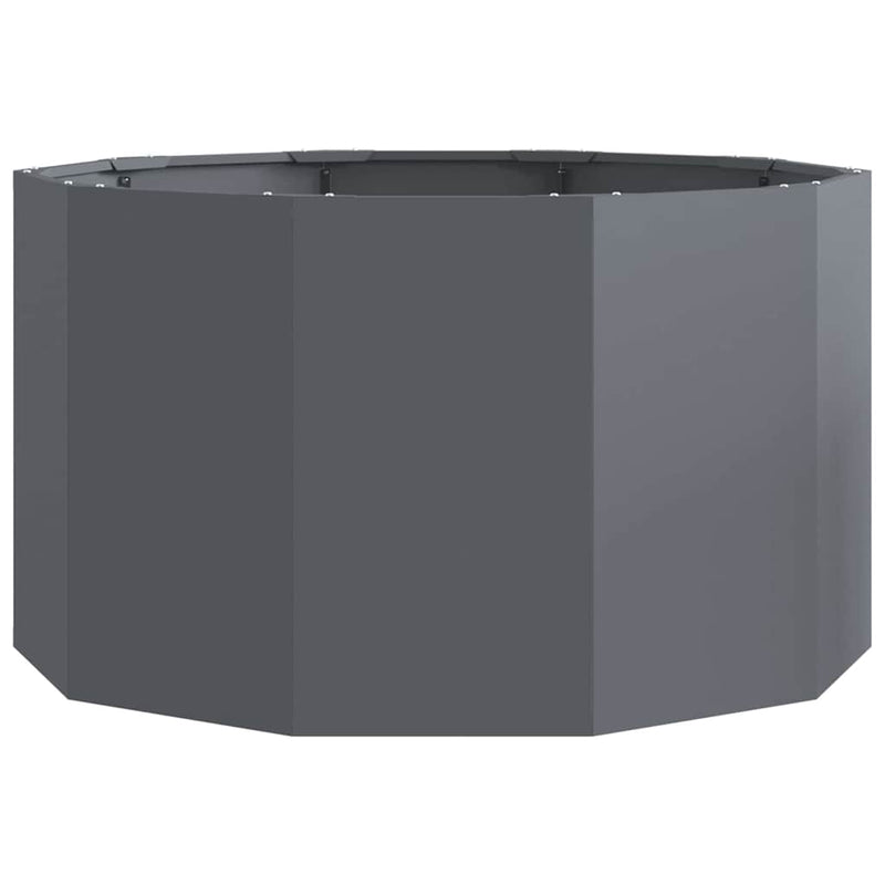 vidaXL Planter Anthracite 90 x 90 x 50 cm Steel