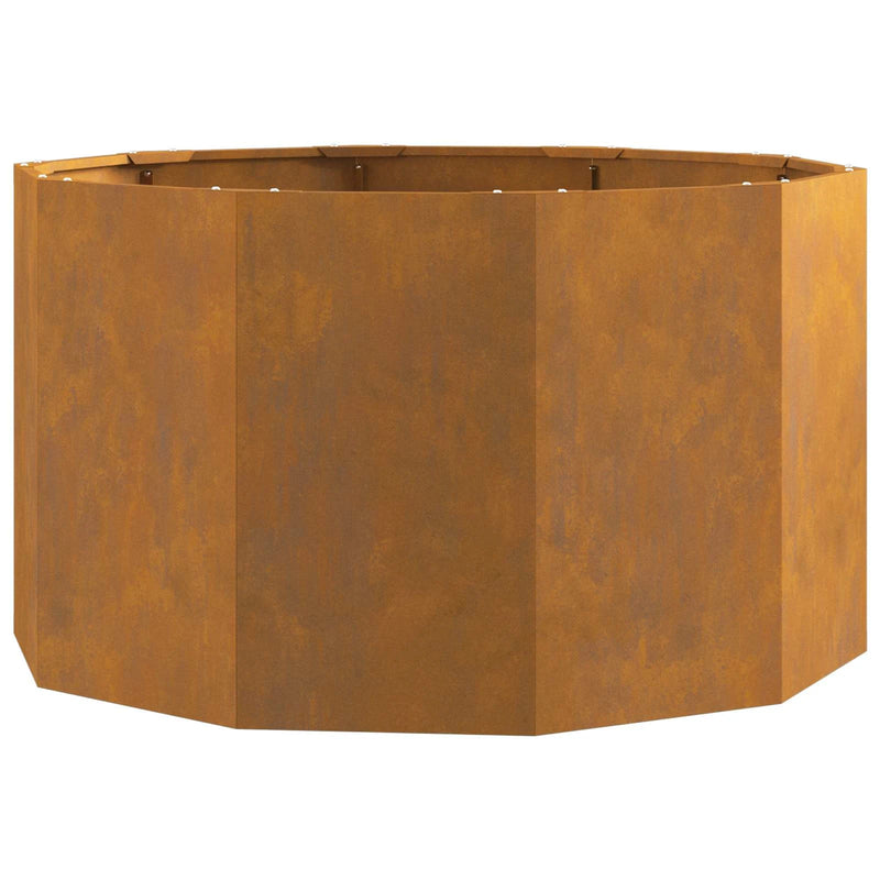 Planter Rusty 90 x 90 x 50 cm Weathering Steel