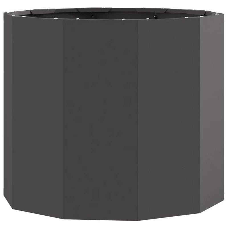 Planter Black 60 x 60 x 50 cm Steel