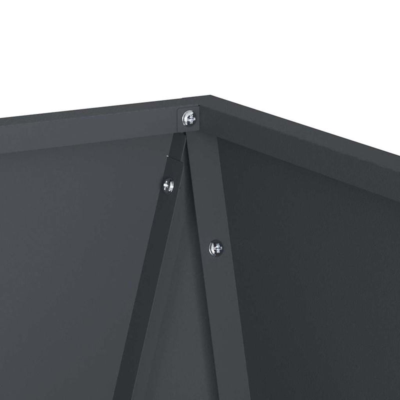 vidaXL Planter Anthracite 40 x 40 x 75 cm Steel