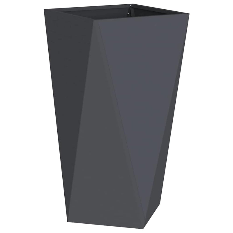 vidaXL Planter Anthracite 40 x 40 x 75 cm Steel