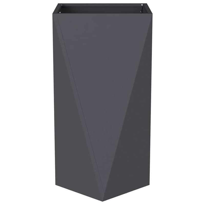 vidaXL Planter Anthracite 40 x 40 x 75 cm Steel