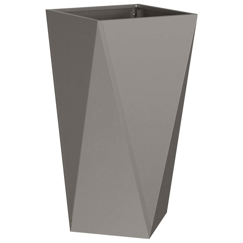 vidaXL Planter 2 pcs Rusty 40 x 40 x 75 cm Weathering Steel