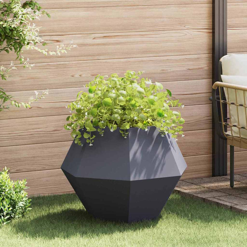 vidaXL Planter Anthracite 75 x 75 x 60 cm Steel