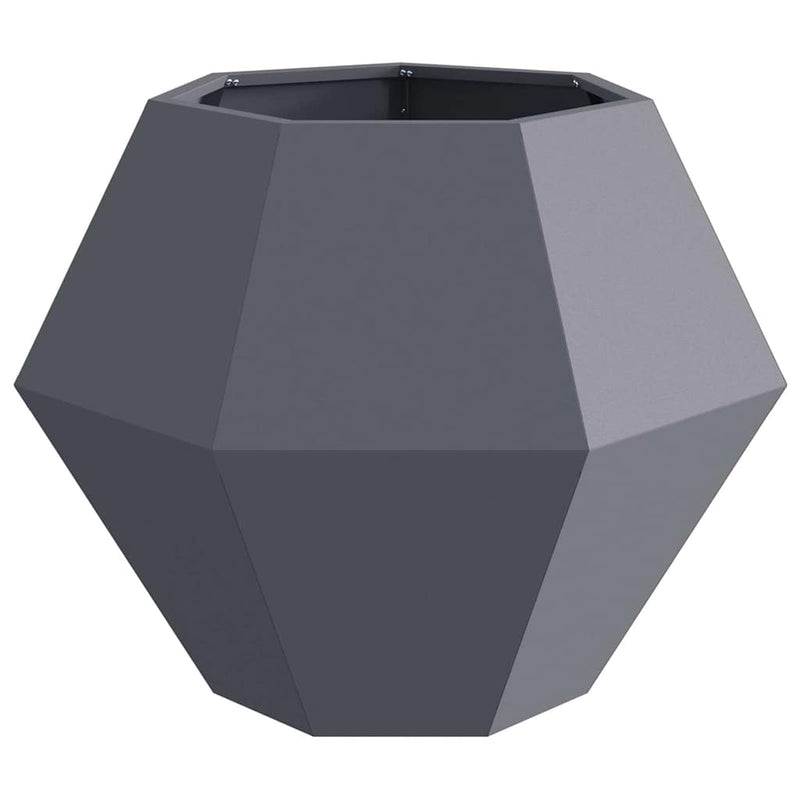 vidaXL Planter Anthracite 75 x 75 x 60 cm Steel