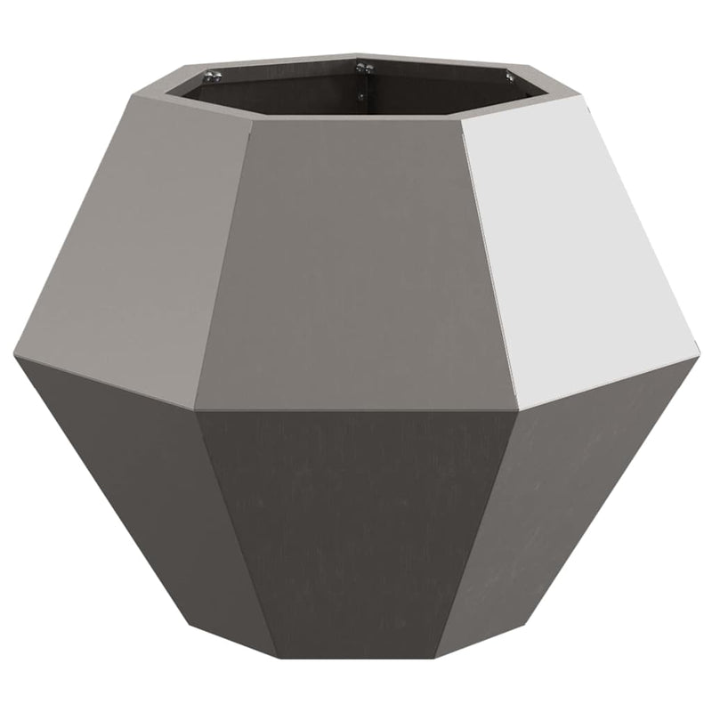 vidaXL Planter 2 pcs Rusty 50 x 50 x 40 cm Weathering Steel
