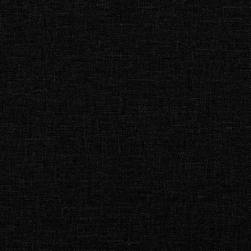 vidaXL Bed Frame with Mattress Black 90 x 190 cm Fabric