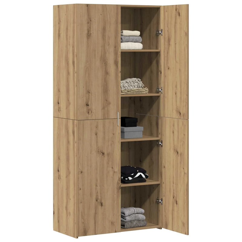 Highboard 2 pcs Artisan Oak 80 x 42 x 185 cm