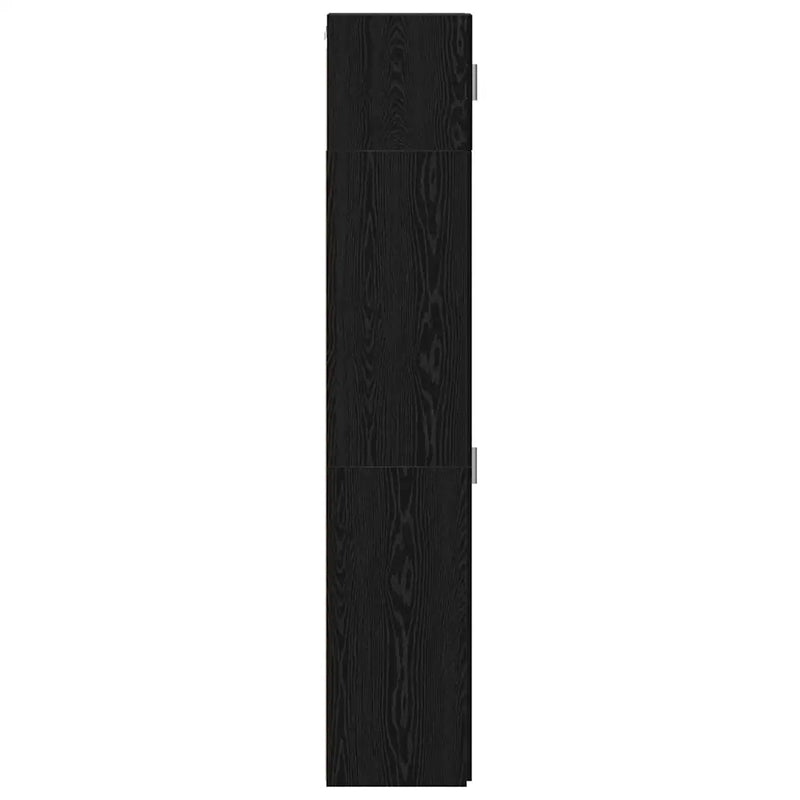Storage Cabinet 3 pcs Black Oak 30 x 42,5 x 225 cm