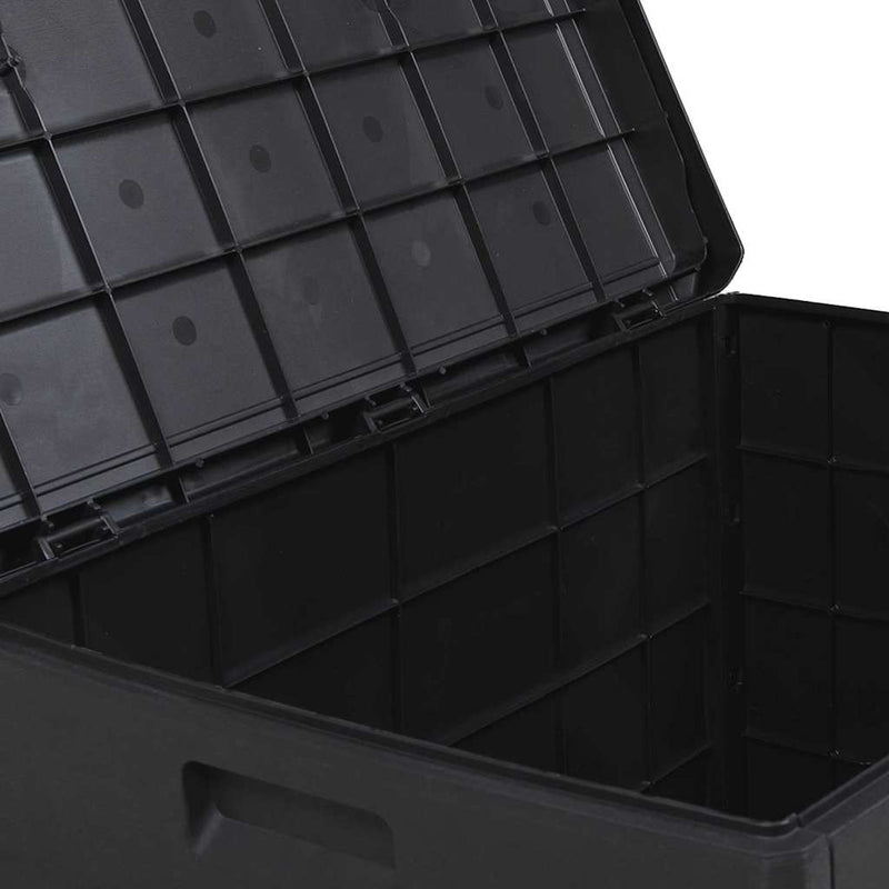 vidaXL Garden Storage Box Anthracite 77,5 x 54,5 x 53 cm Plastic