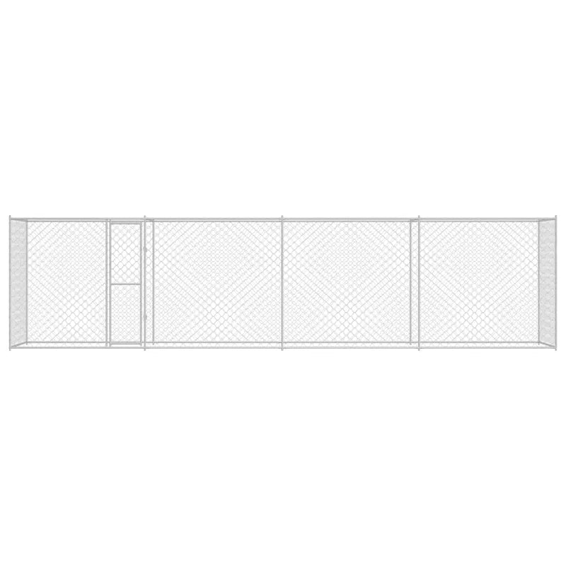 Dog Cage Silver 800 x 200 x 200 cm Galvanised Steel