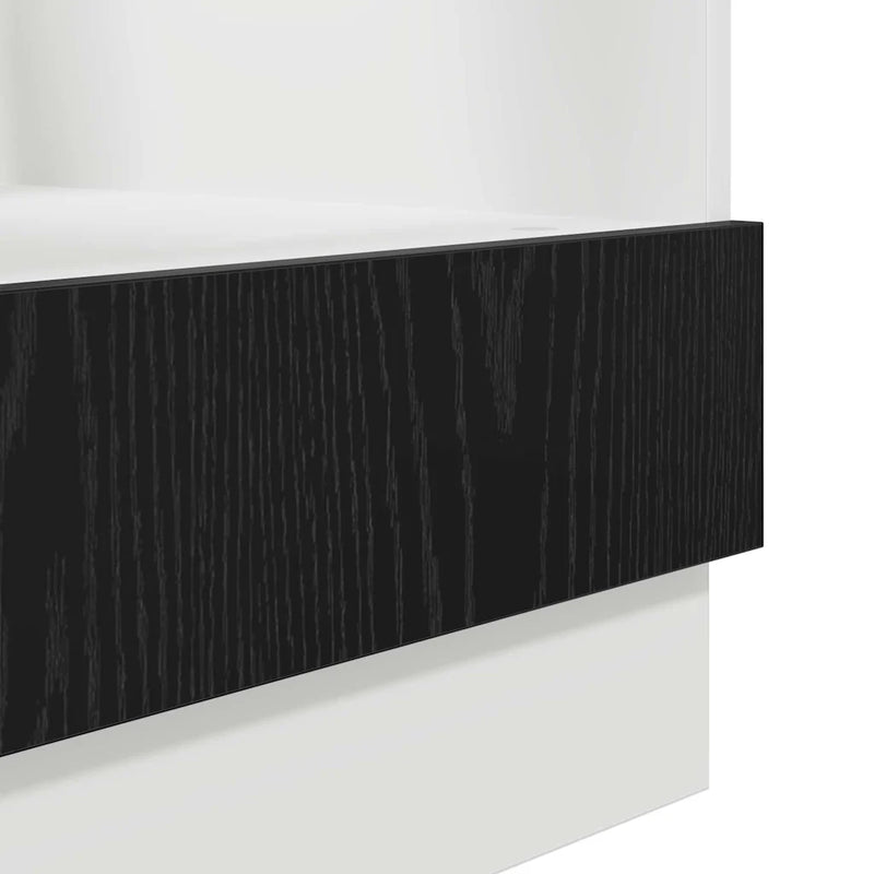 Hanging Cabinet Black Oak 60 x 46 x 81,5 cm Engineered Wood