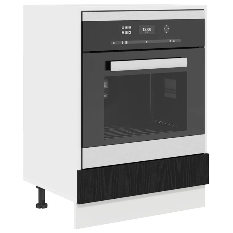 Hanging Cabinet Black Oak 60 x 46 x 81,5 cm Engineered Wood