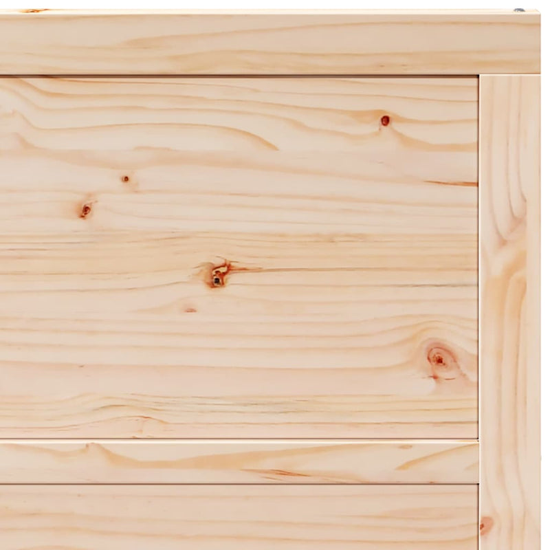 vidaXL Barn Door Natural 80 x 208 cm Solid Pine wood