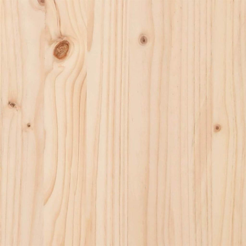 vidaXL Barn Door Natural 80 x 208 cm Solid Pine wood