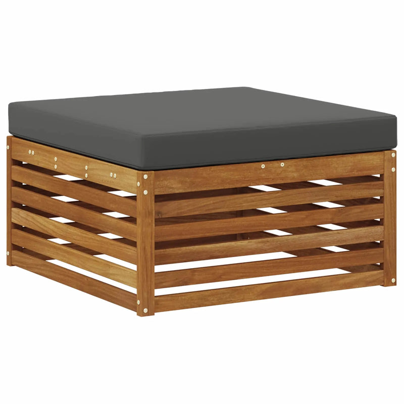 Outdoor Sofa Set Natural and Anthracite 245.5 x 162.5 x 73 cm