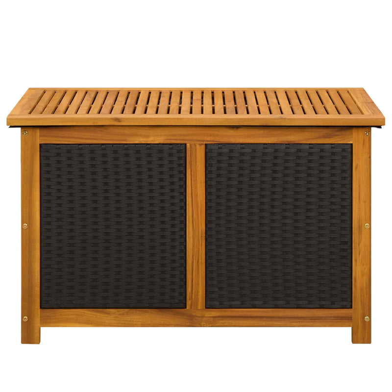 Garden Storage Box 185 L Solid Acacia Wood 90 x 50 x 56 cm
