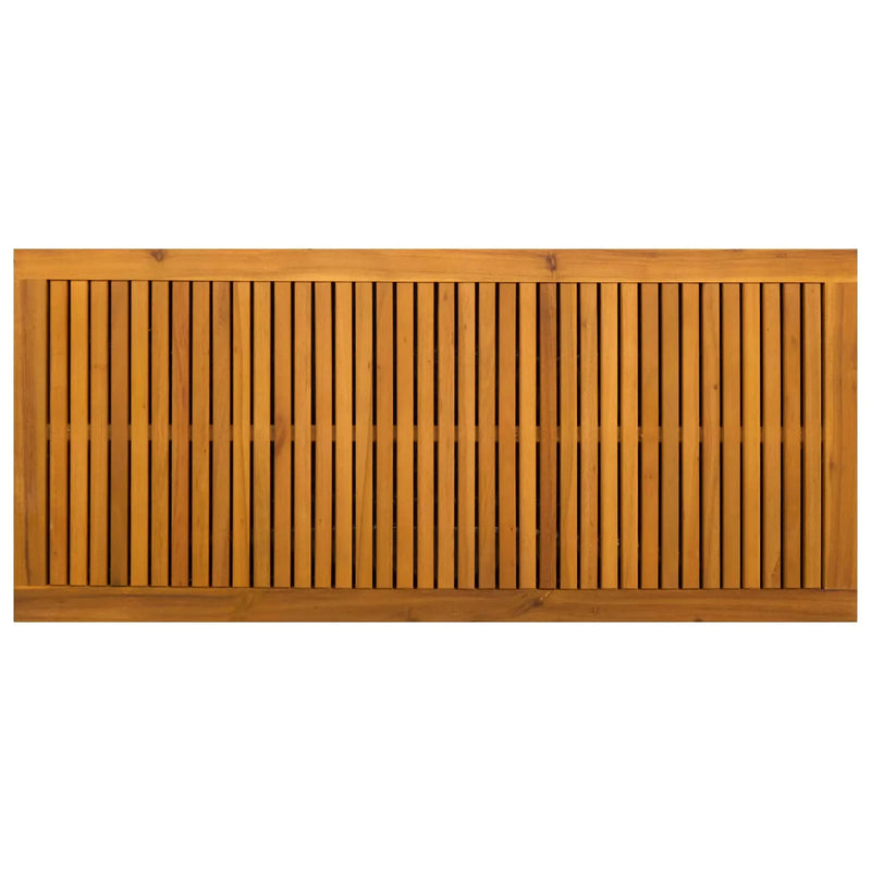 Garden Storage Box 185 L Solid Acacia Wood 113 x 50 x 56 cm