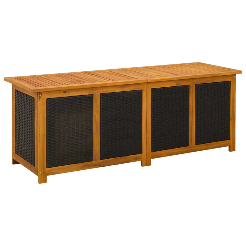 Garden Storage Box 243 L Solid Acacia Wood 150 x 50 x 56 cm
