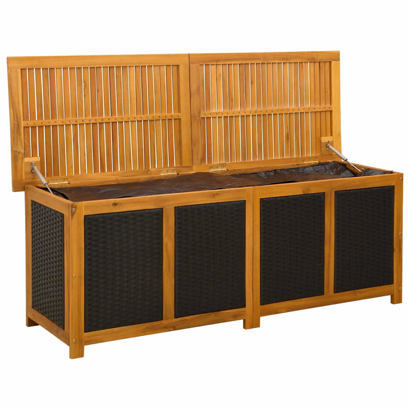 Garden Storage Box 243 L Solid Acacia Wood 150 x 50 x 56 cm
