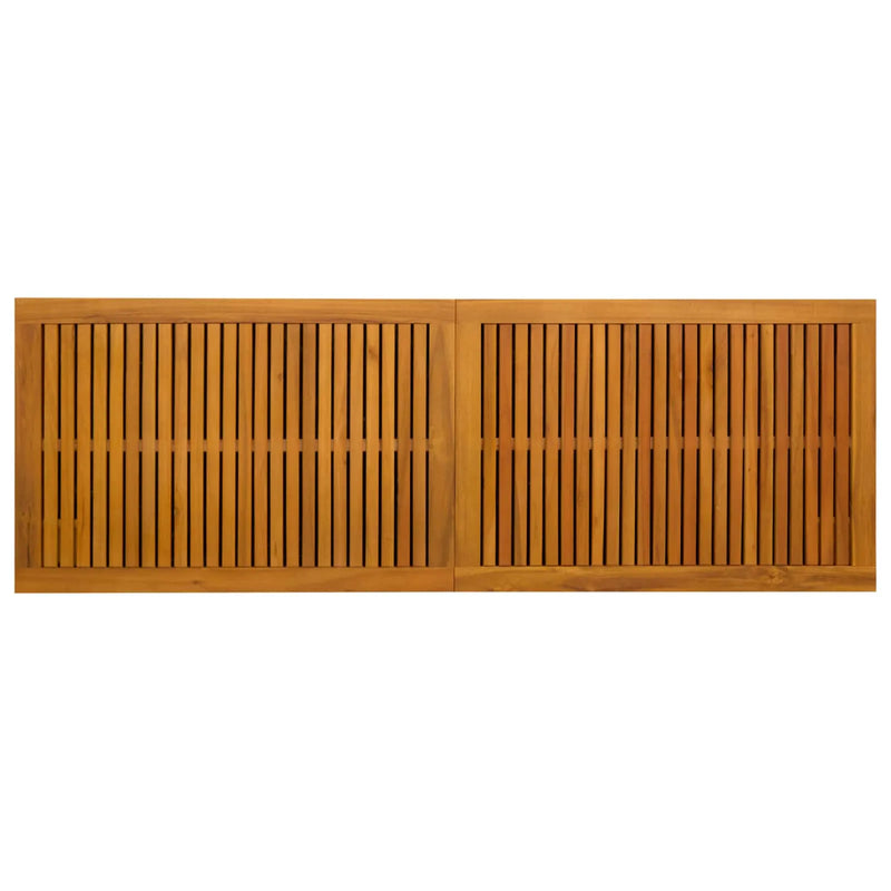 Garden Storage Box 243 L Solid Acacia Wood 150 x 50 x 56 cm