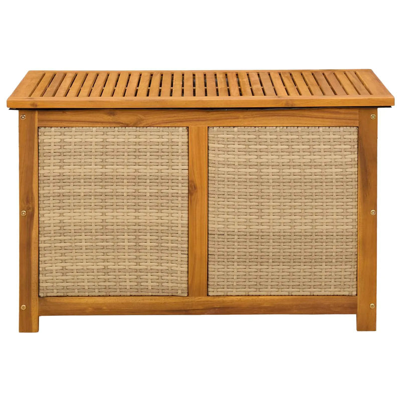 Garden Storage Box 185 L Solid Acacia Wood 90 x 50 x 56 cm