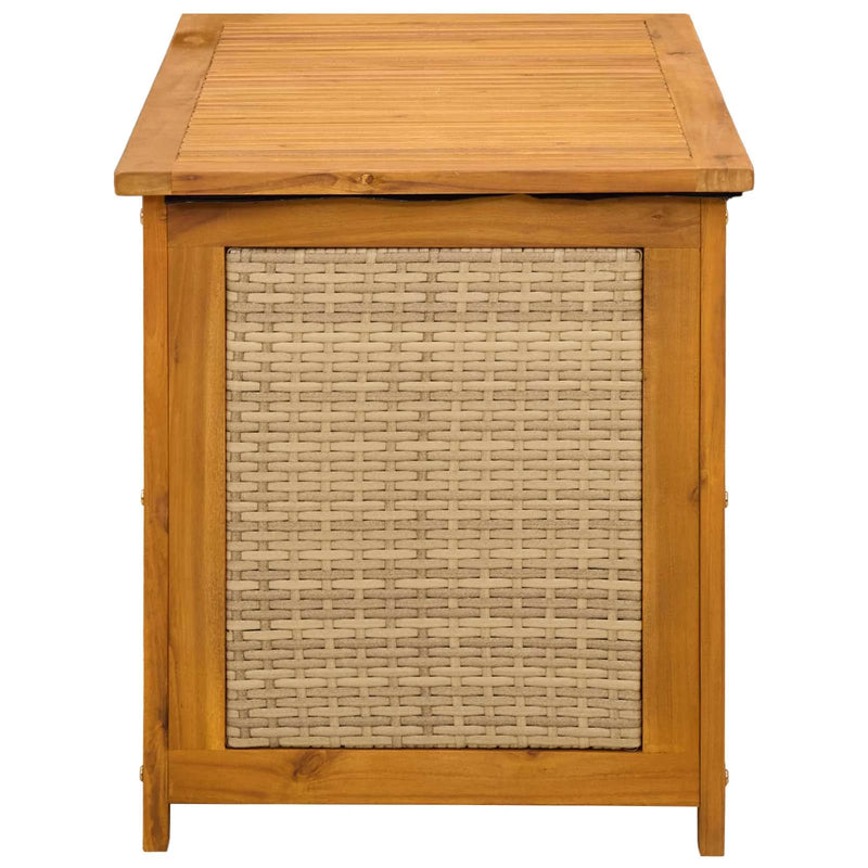 Garden Storage Box 185 L Solid Acacia Wood 90 x 50 x 56 cm