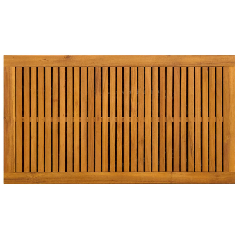 Garden Storage Box 185 L Solid Acacia Wood 90 x 50 x 56 cm