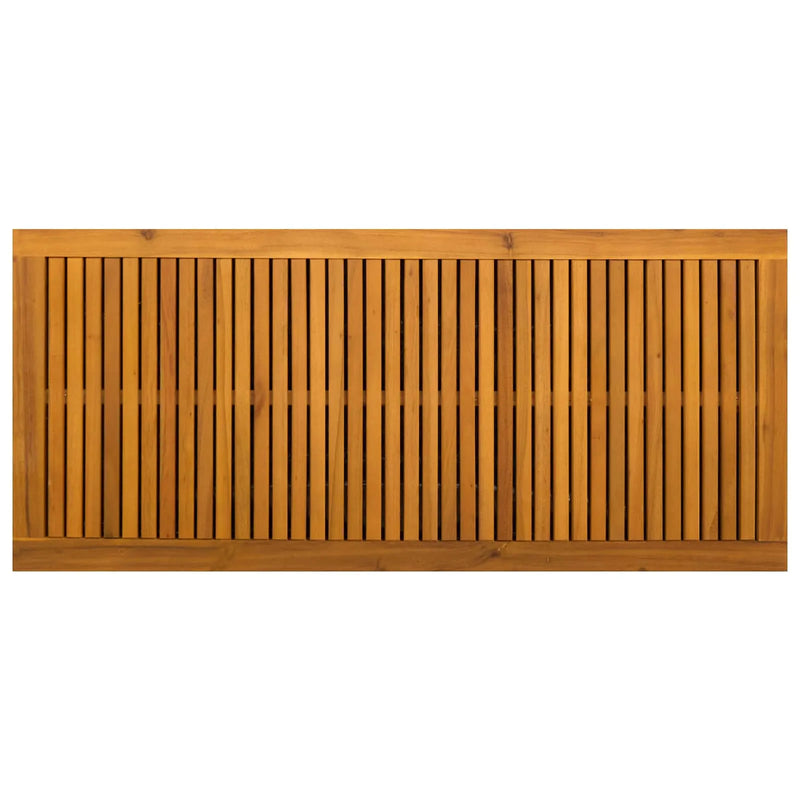 Garden Storage Box 185 L Solid Acacia Wood 113 x 50 x 56 cm