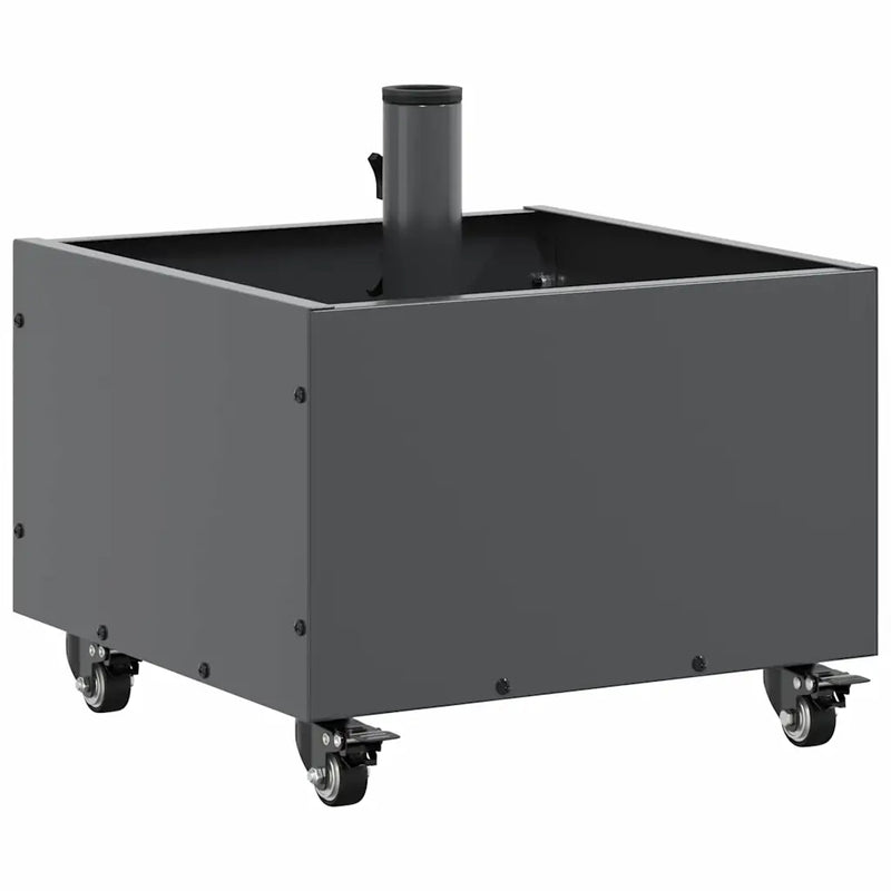 Parasol Base Manual Anthracite 45 x 45 x 45 cm Steel