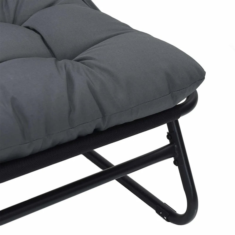 Garden Furniture Black 110 x 81 x 71 cm Powder-Coated Steel